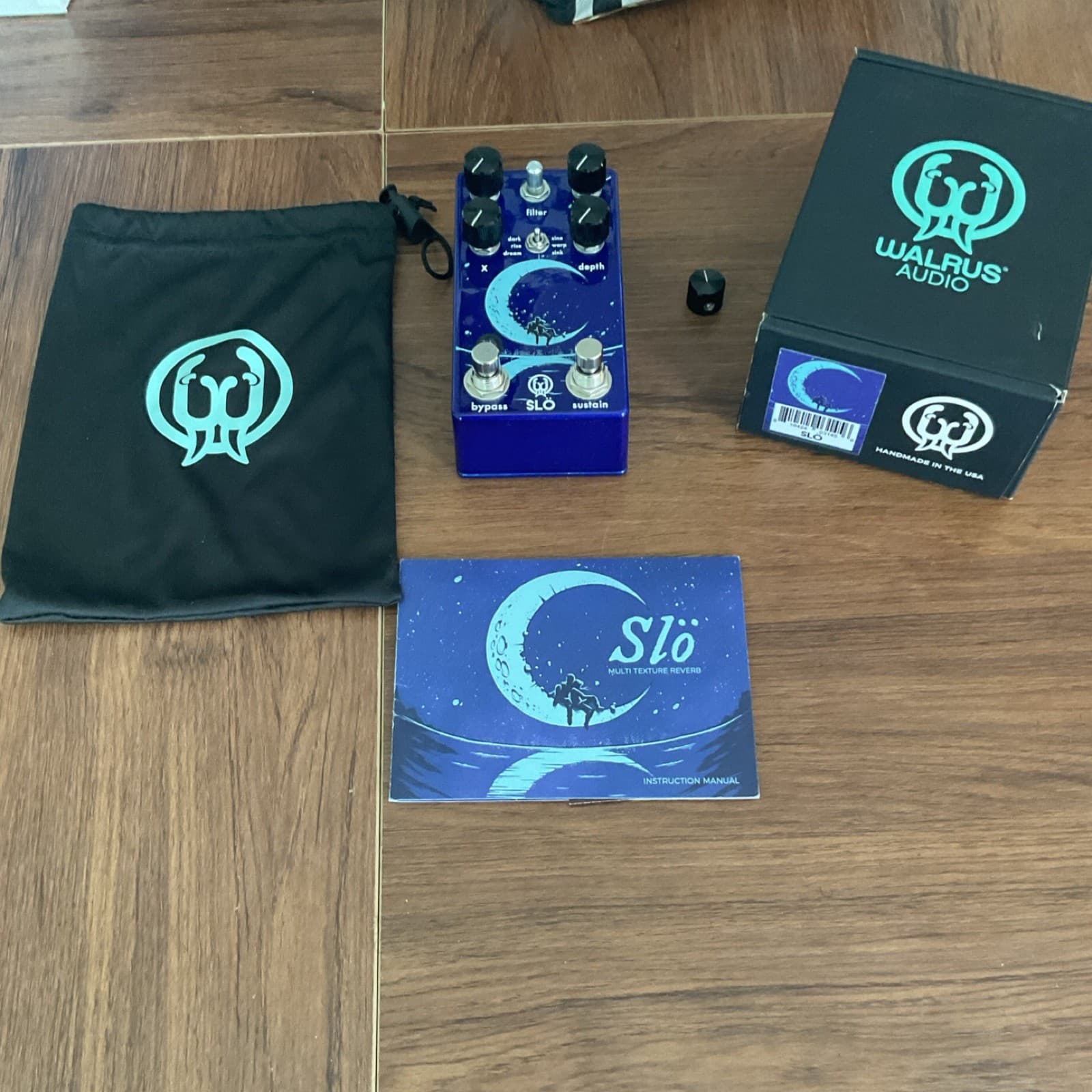 Walrus Audio Slö Multi Texture Reverb Digital Pedal Electric Guitar Effects