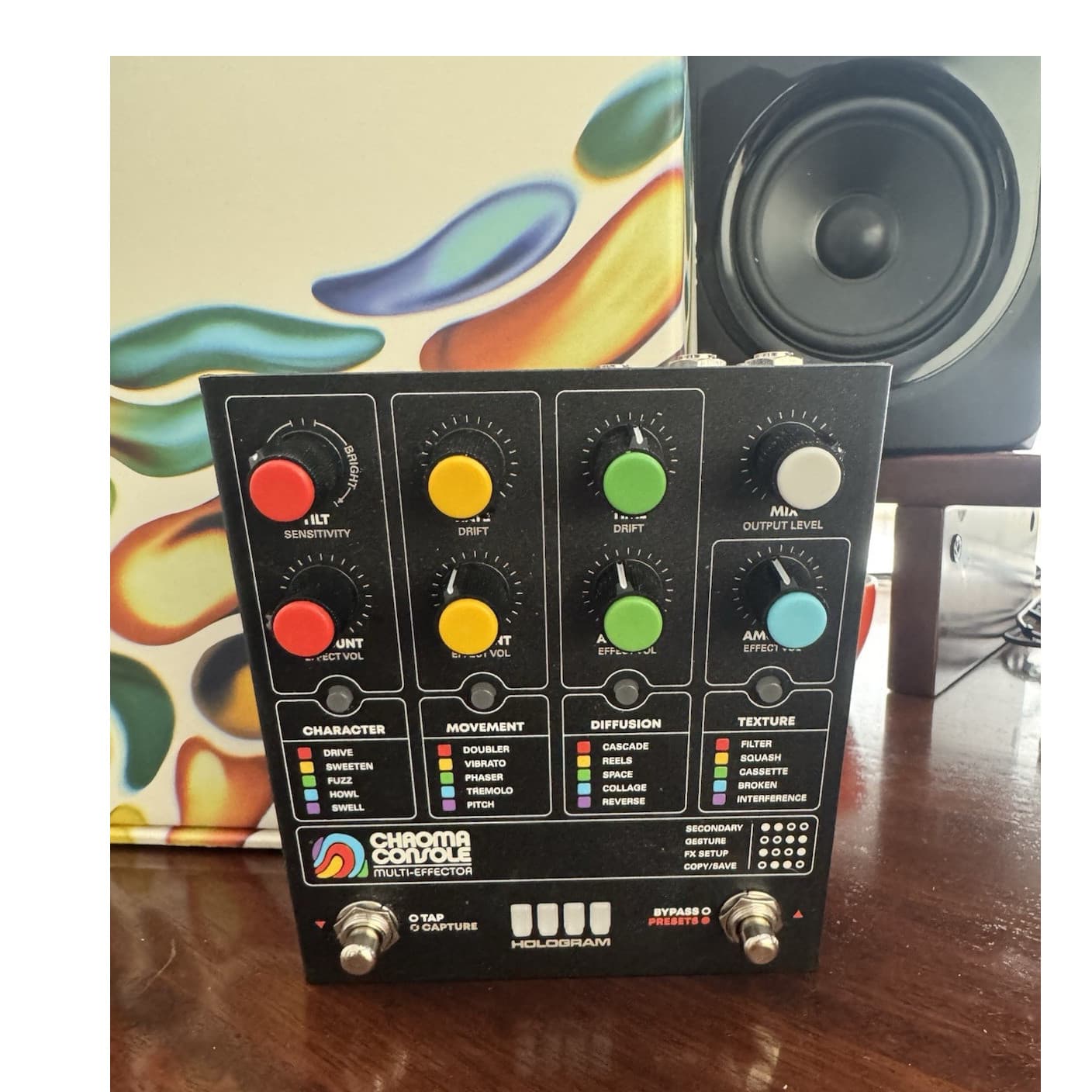 Hologram Chroma Console Multi-Effects Guitar Effects Pedal Limited Edition Black