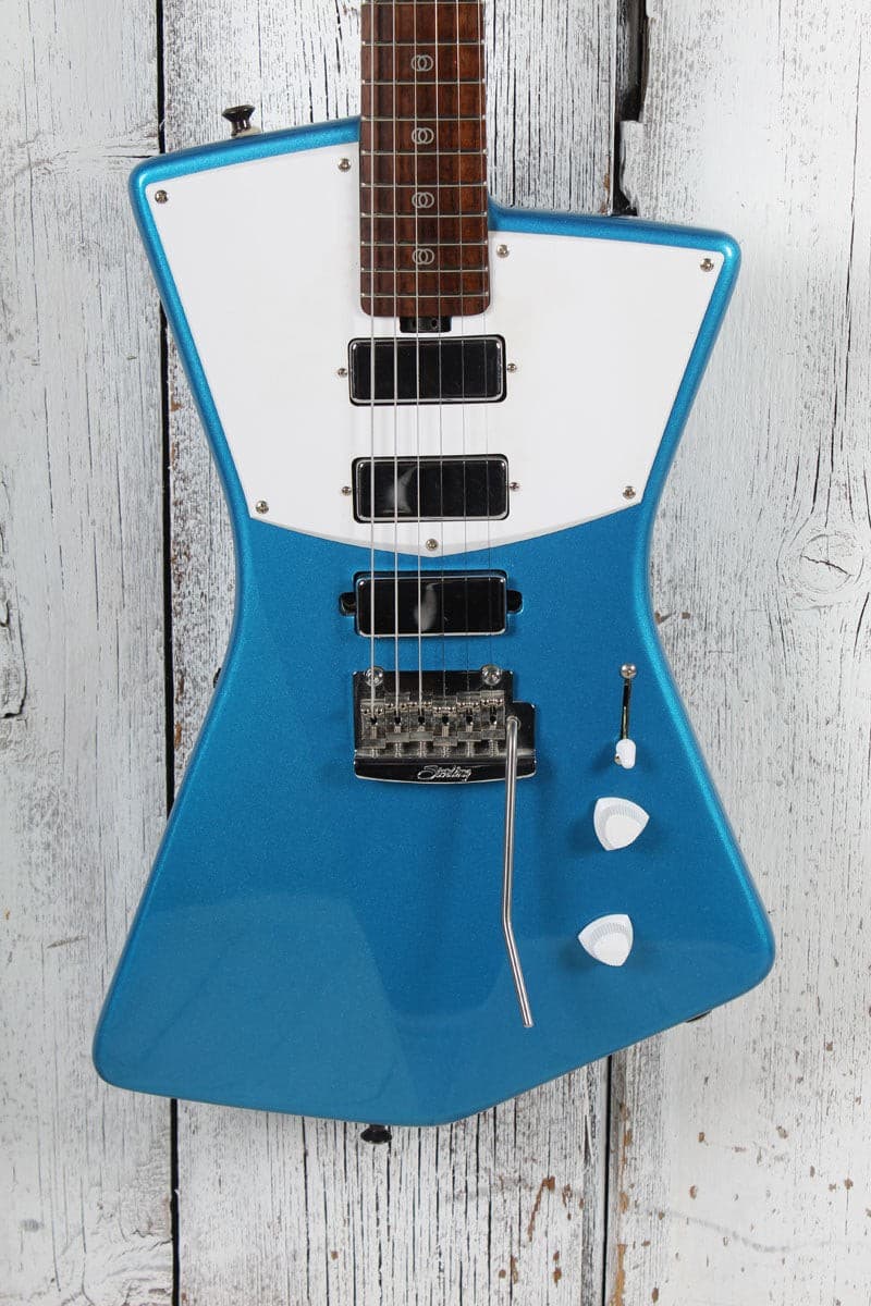 Sterling by Music Man St Vincent STV60 Electric Guitar Vincent Blue Finish
