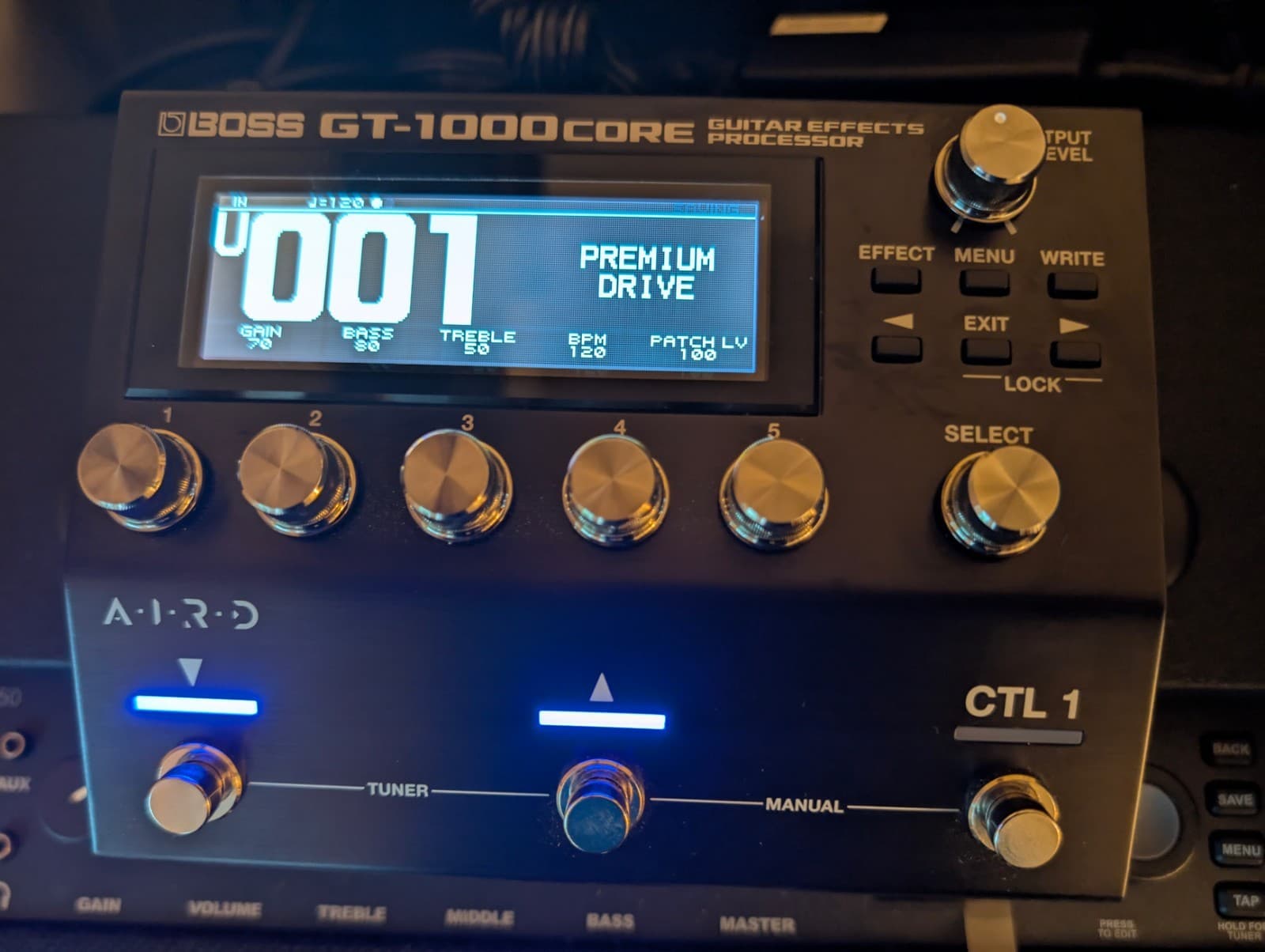 Boss GT-1000 Core Guitar Multi Effects Processor Excellent Condition