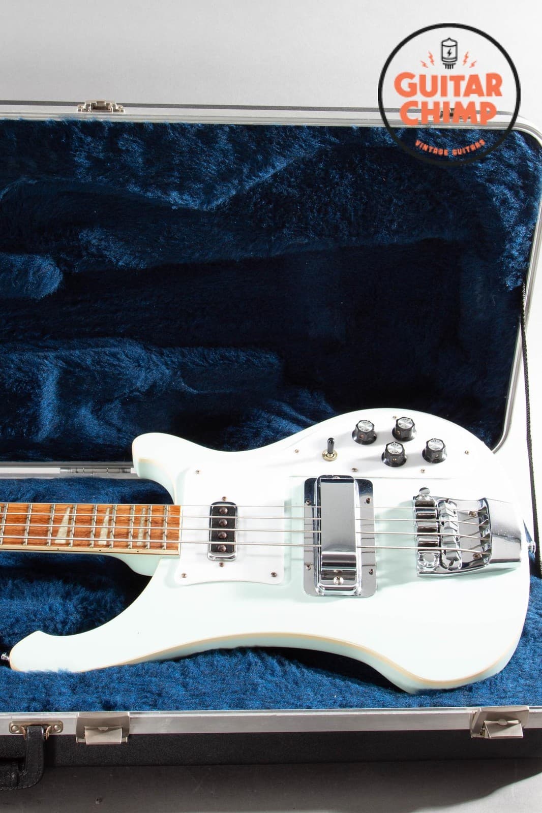 2002 Rickenbacker 4003 Blue Boy Bass – Rare Color of the Year – OHSC