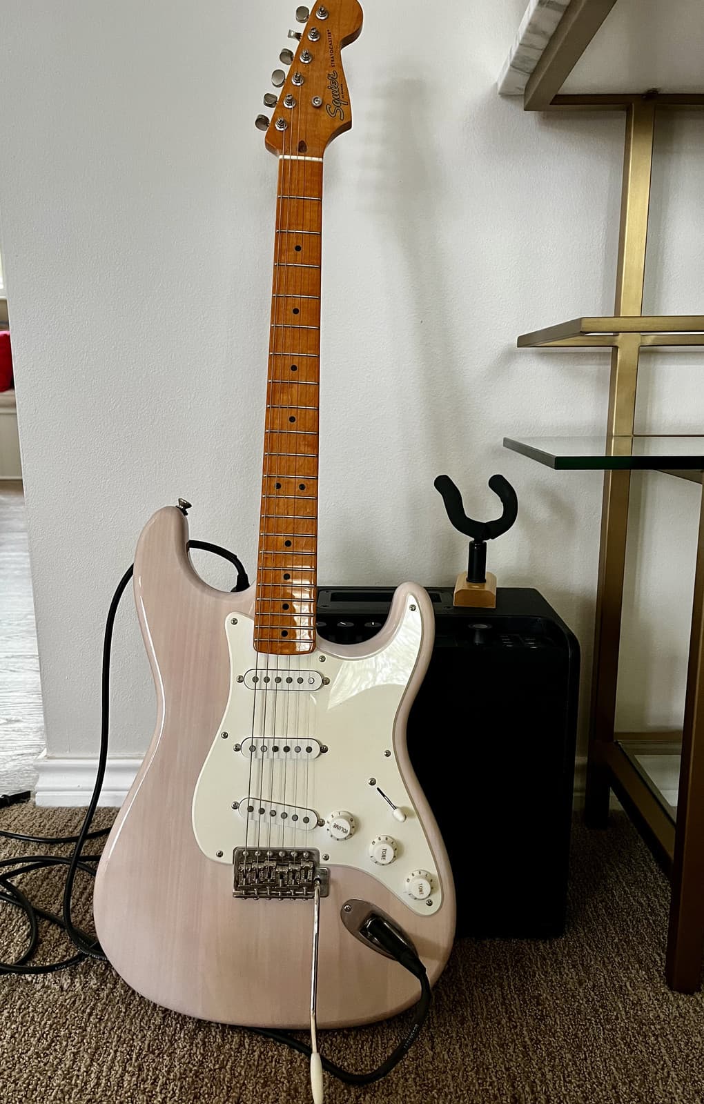 Fender Squire Classic '50s Vibe Stratocaster Electric Guitar with Fender Amp