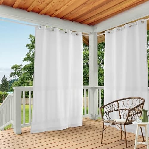 TOWN & COUNTRY BASICS Cabana Solid Heavyweight Indoor Outdoor Curtains