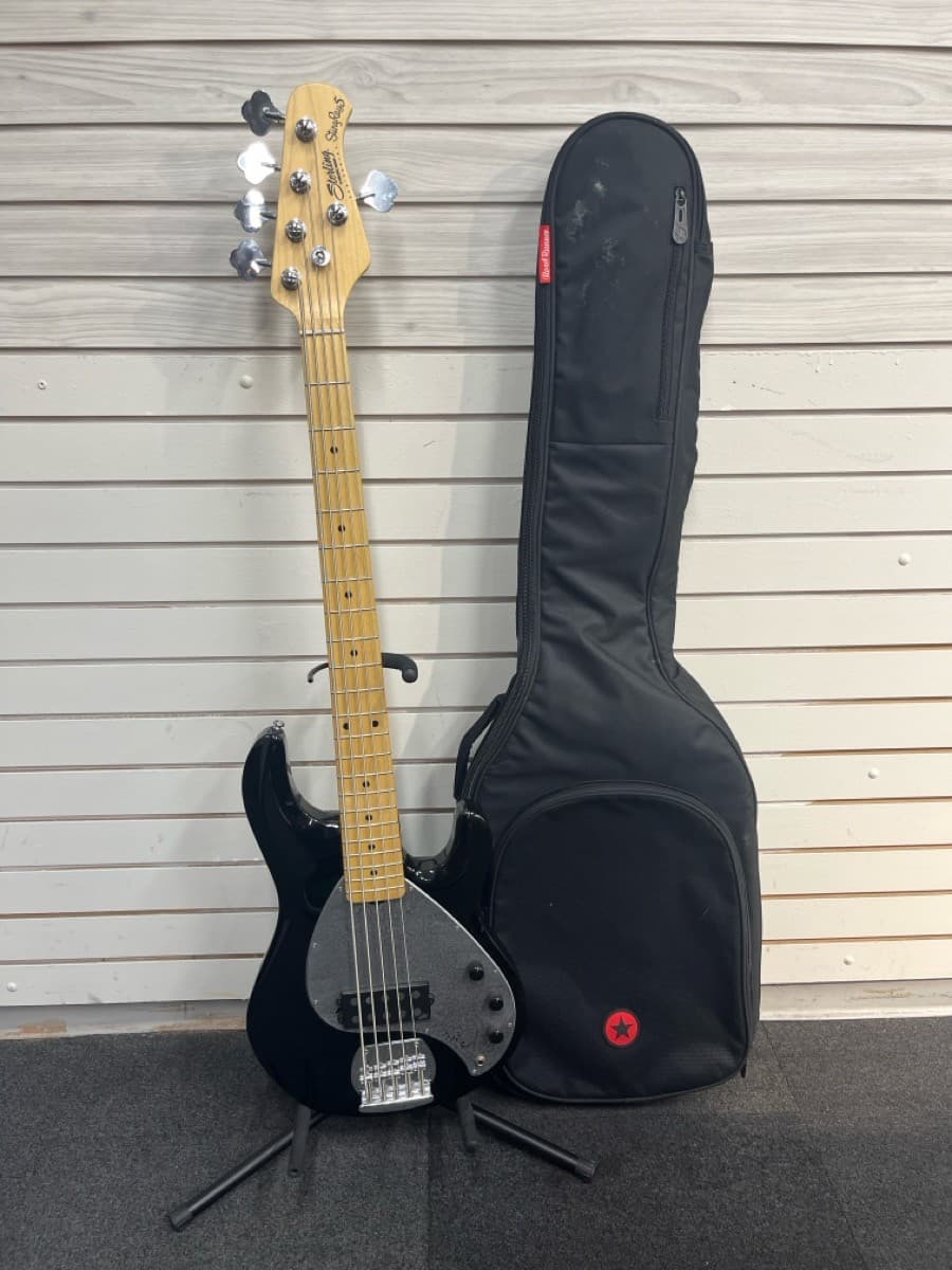 Sterling by Music Man StingRay 5 – 5 String Bass Black Maple Neck (A1G011420)