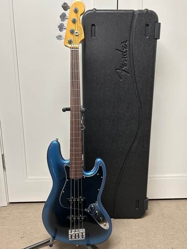 Fender American Professional II Jazz Bass Fretless - Dark Night