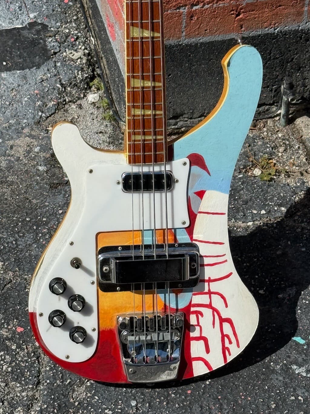1973 Rickenbacker 4001 Bass Left handed very cool & rare 4 your next Beatle gig.