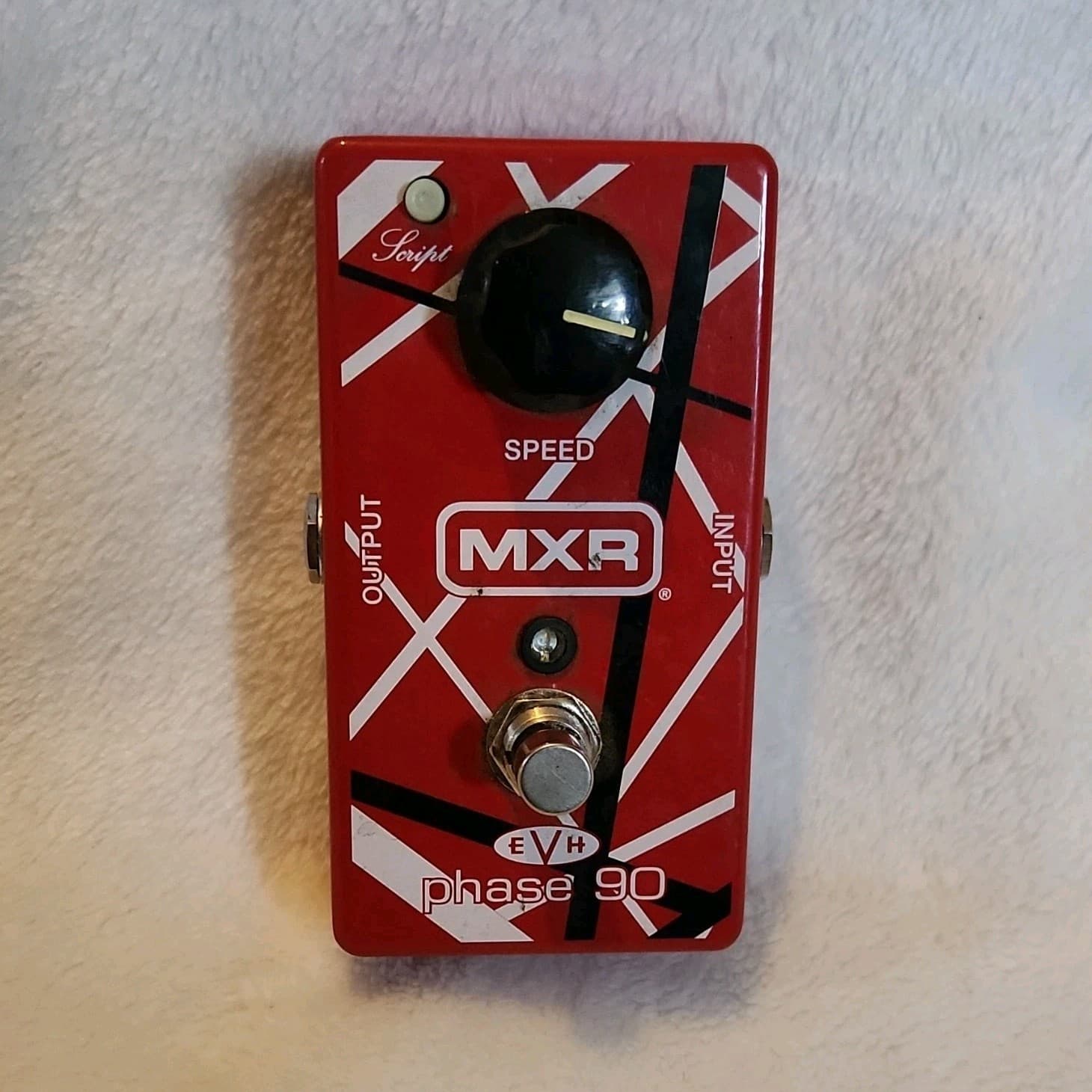 MXR EVH Phase 90 Phaser Effects Pedal Red Striped for Electric Guitar