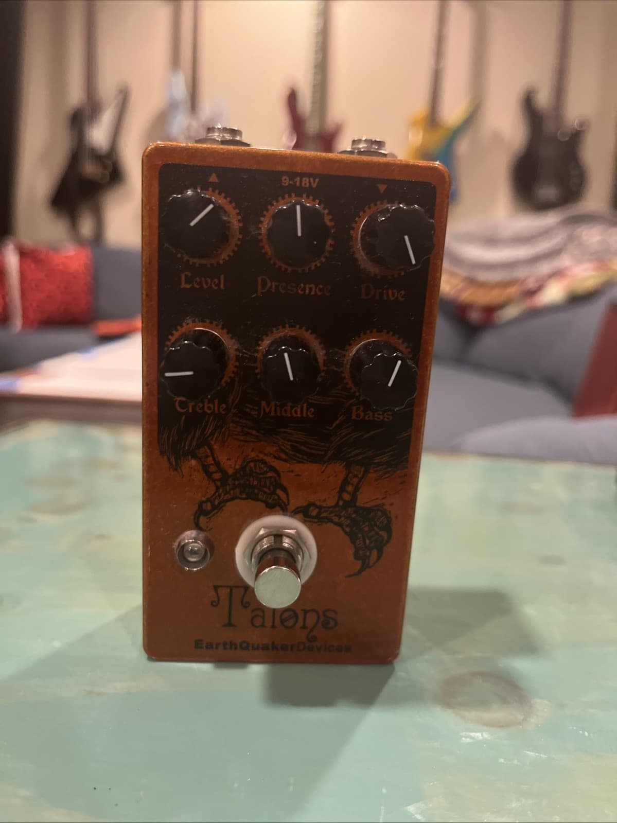 EarthQuaker Devices Talons Gain Overdrive RARE DISCONTINUED Guitar Bass Pedal