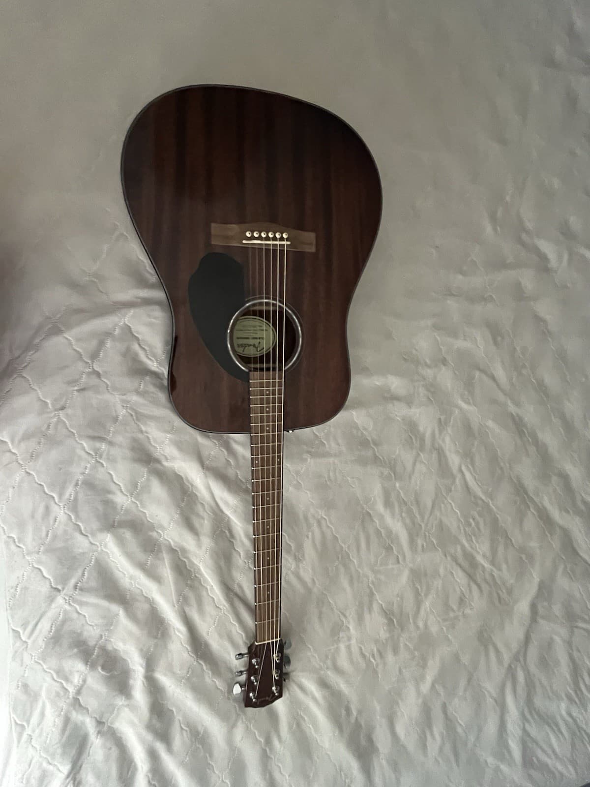 Fender CD-60S Dreadnought Acoustic Guitar Mahogany Walnut Classic Design Series