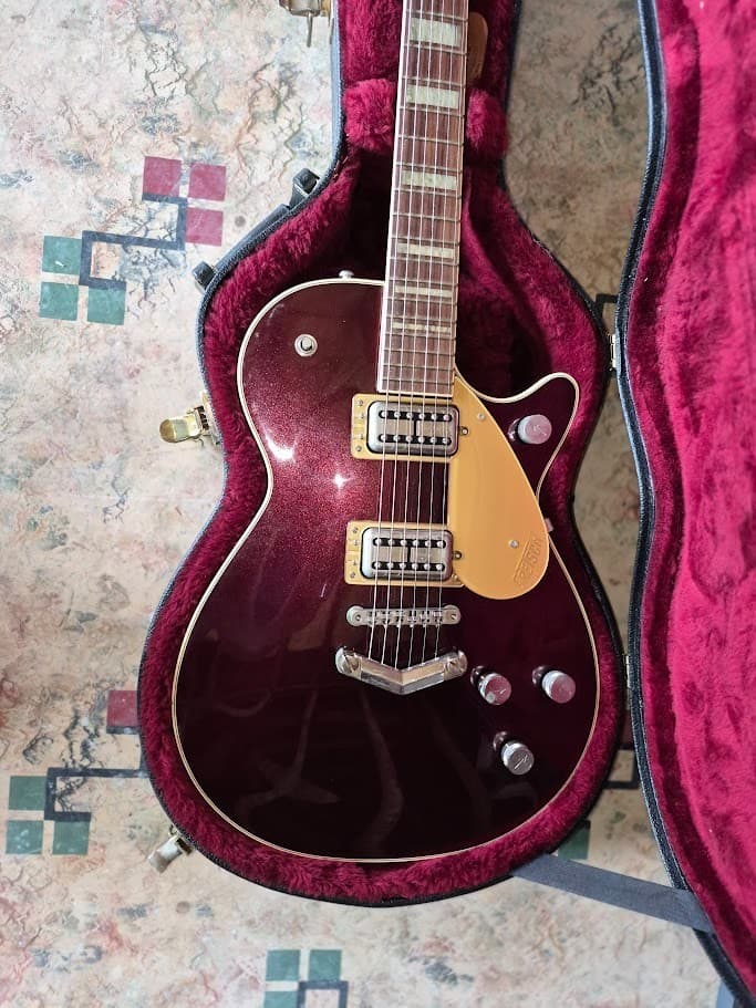 Gretsch G6228 Players Edition Jet BT with V-Stoptail 2018 - Present Dark Cherry