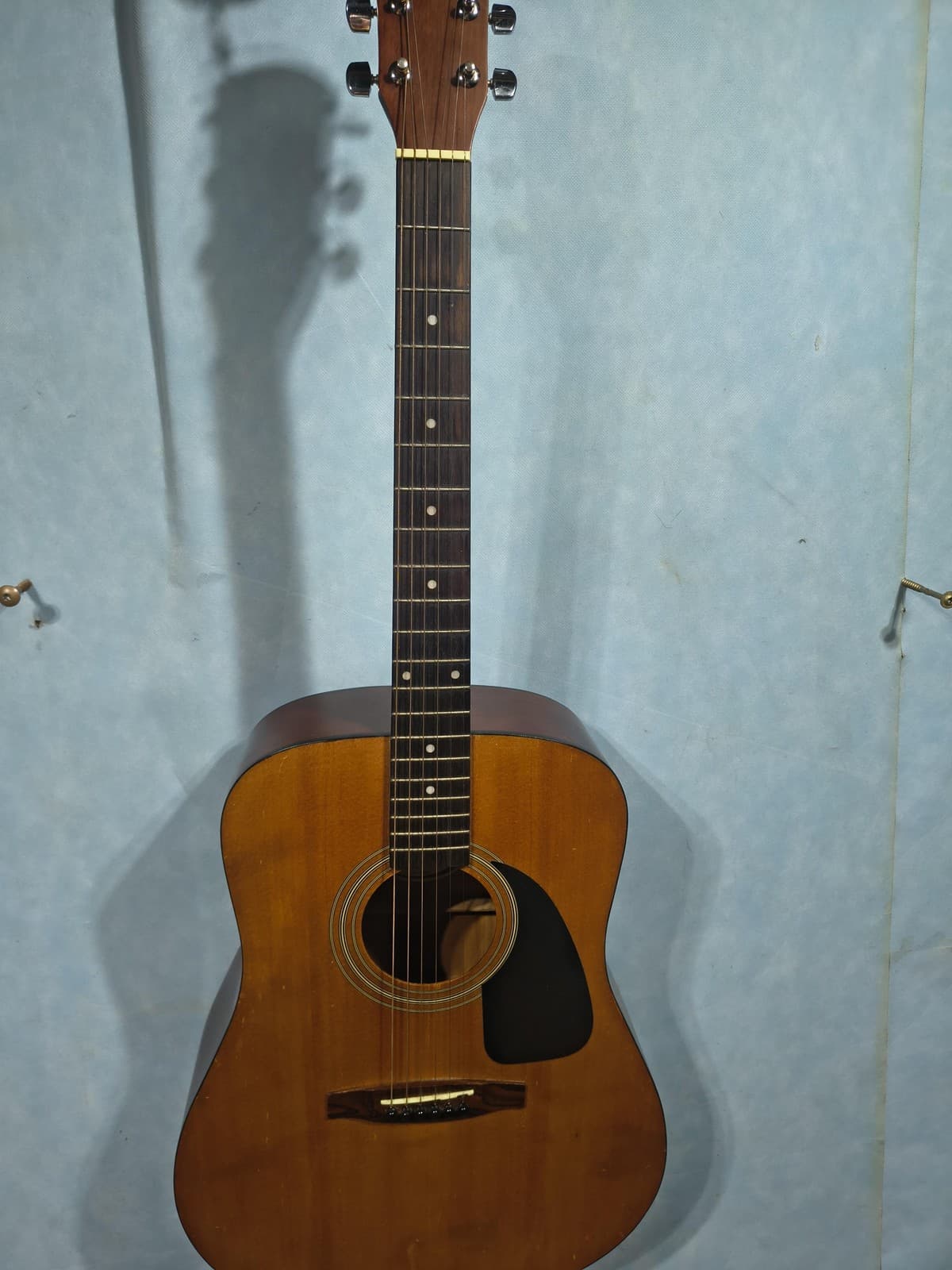 Squier By Fender DG-6 Acoustic Guitar Brown Dreadnought 6-String Right Handed