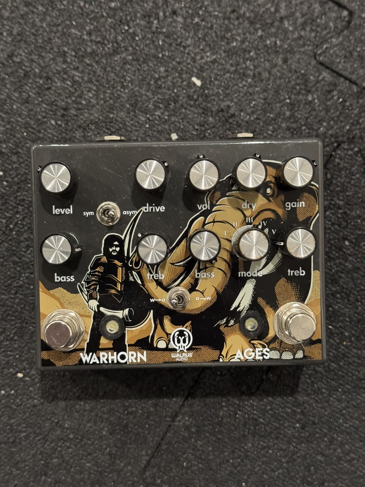 Walrus Audio Warhorn + Ages Limited Edition Overdrive Fuzz Pedal Guitar Effect