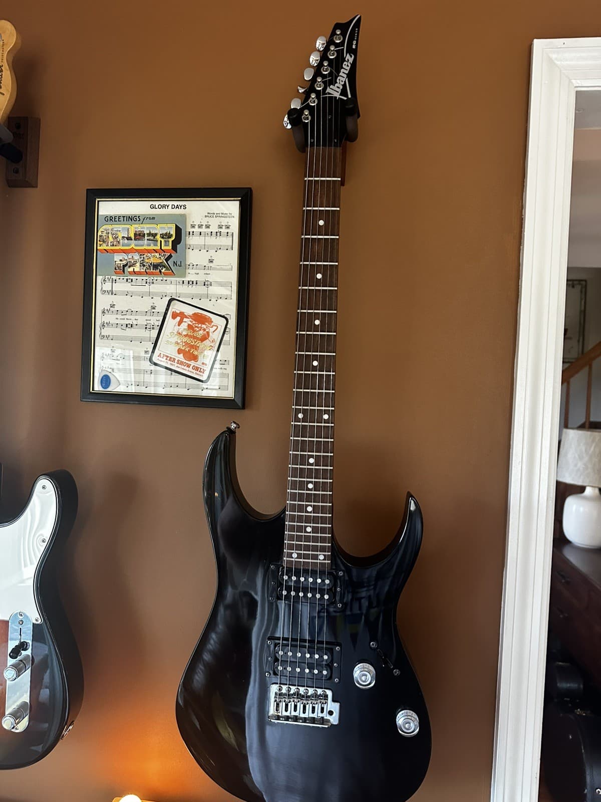 Ibanez RG 120 Black Electric Guitar Made In Korea