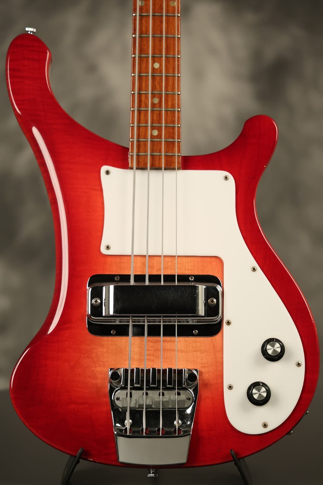 1975 Rickenbacker 4000 Bass Fireglo with highly figured FLAME MAPLE
