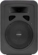 Sound DJ-8M Powered 8-Inch 2-Way Monitor/Pa Speaker (Single), Black