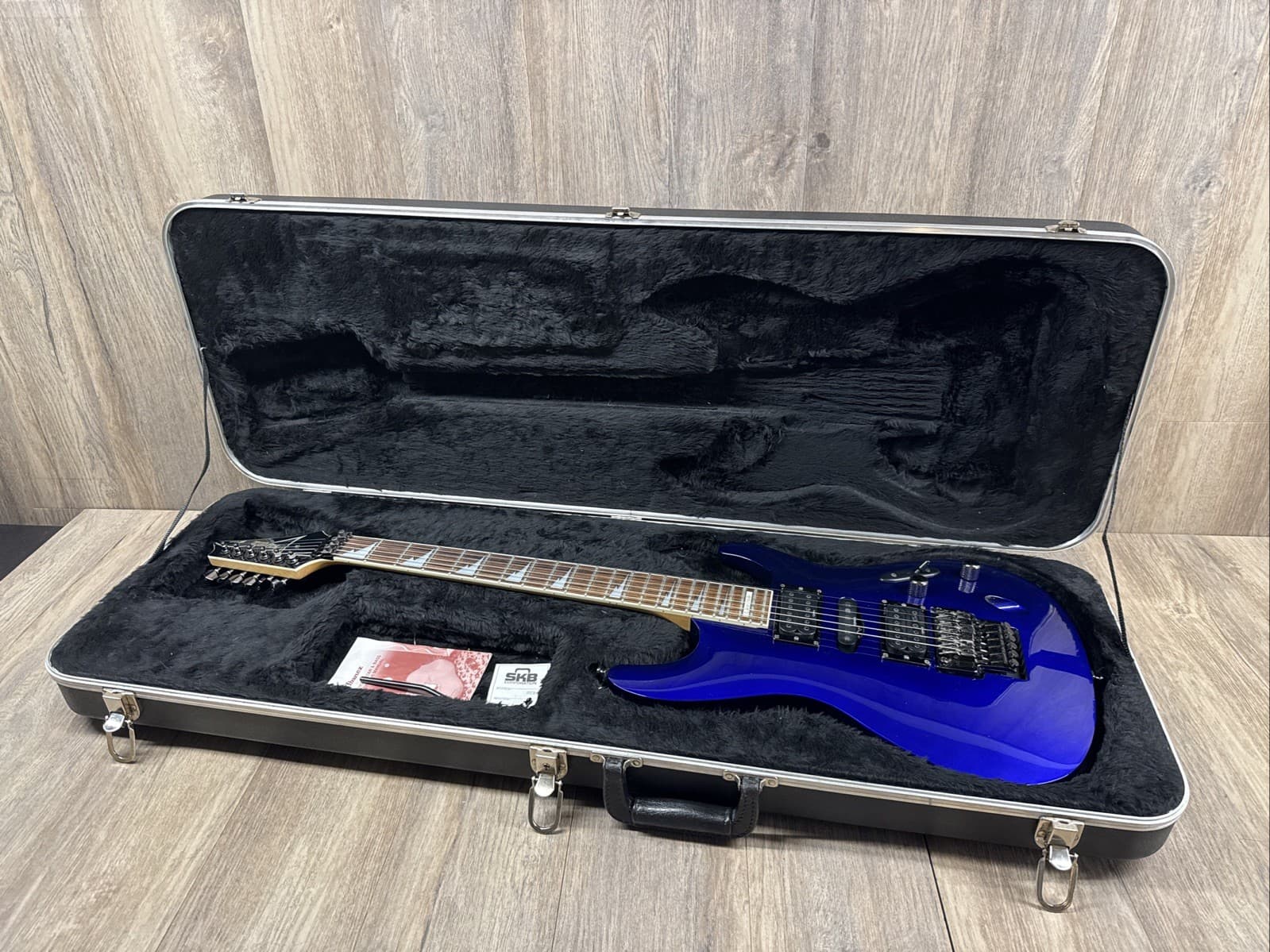 Custom Made Ibanez S Series Electric Guitar Blue/Purple Wizard Neck - Floyd Rose