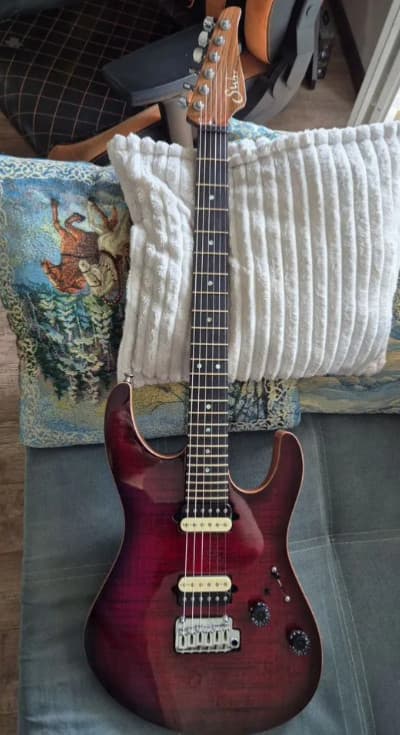 Suhr Modern Electric Guitar - Pau Ferro Neck, Ebony FB, Jascar Frets, 2019, Mint