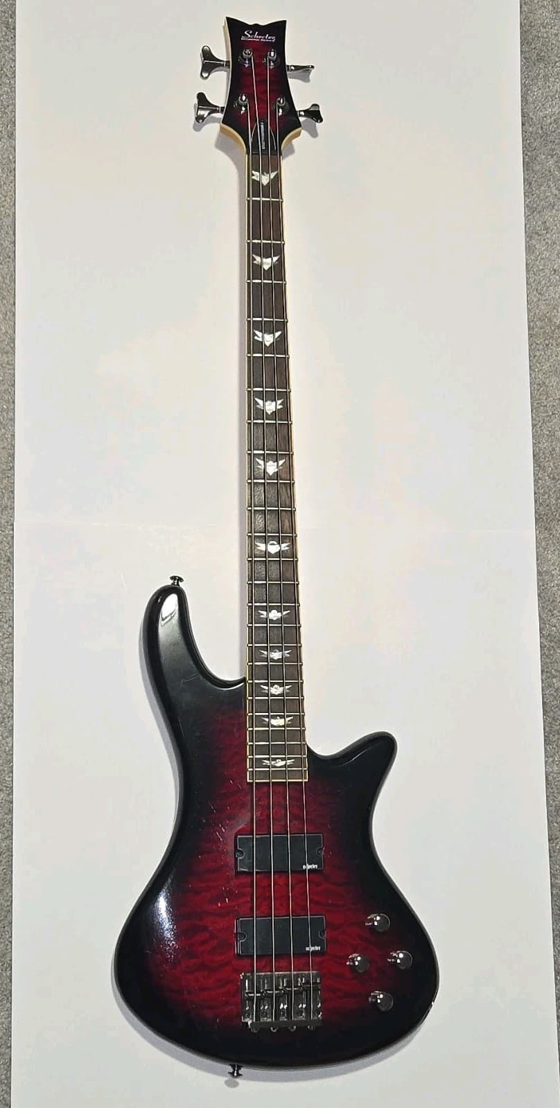 Schecter Stiletto Extreme-4 Electric Bass Guitar 4 String Red Right-Handed