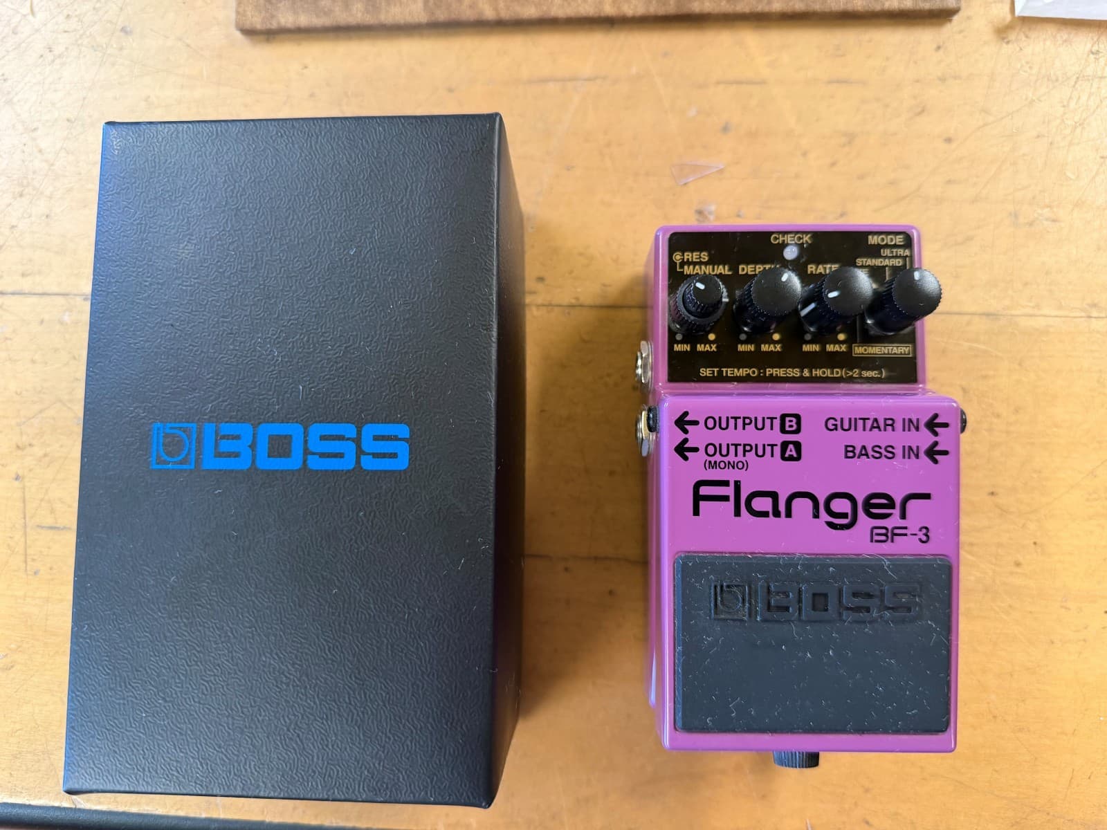BOSS BF-3 Flanger Guitar Effect Pedal Tested Working Used
