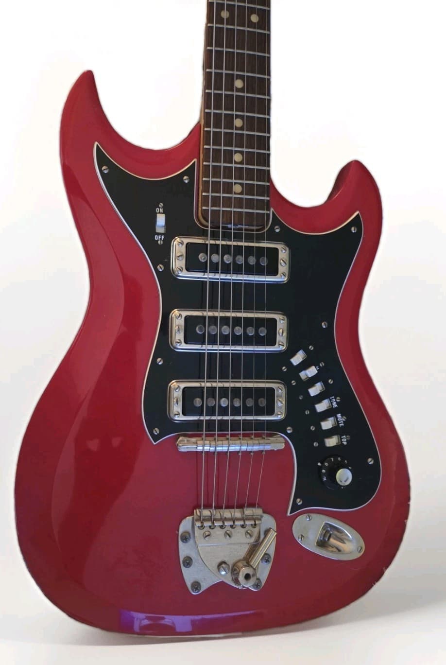 Hagstrom Made in Sweden 1960s Hagstrom III Vintage Electric Guitar w/Case