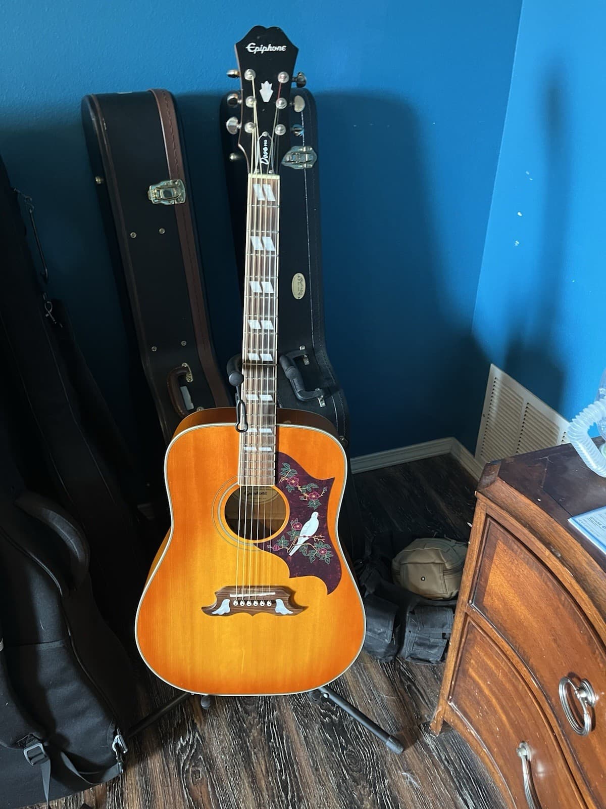 Epiphone Dove Pro Dreadnought Acoustic/electric Guitar Rosewood fretboard