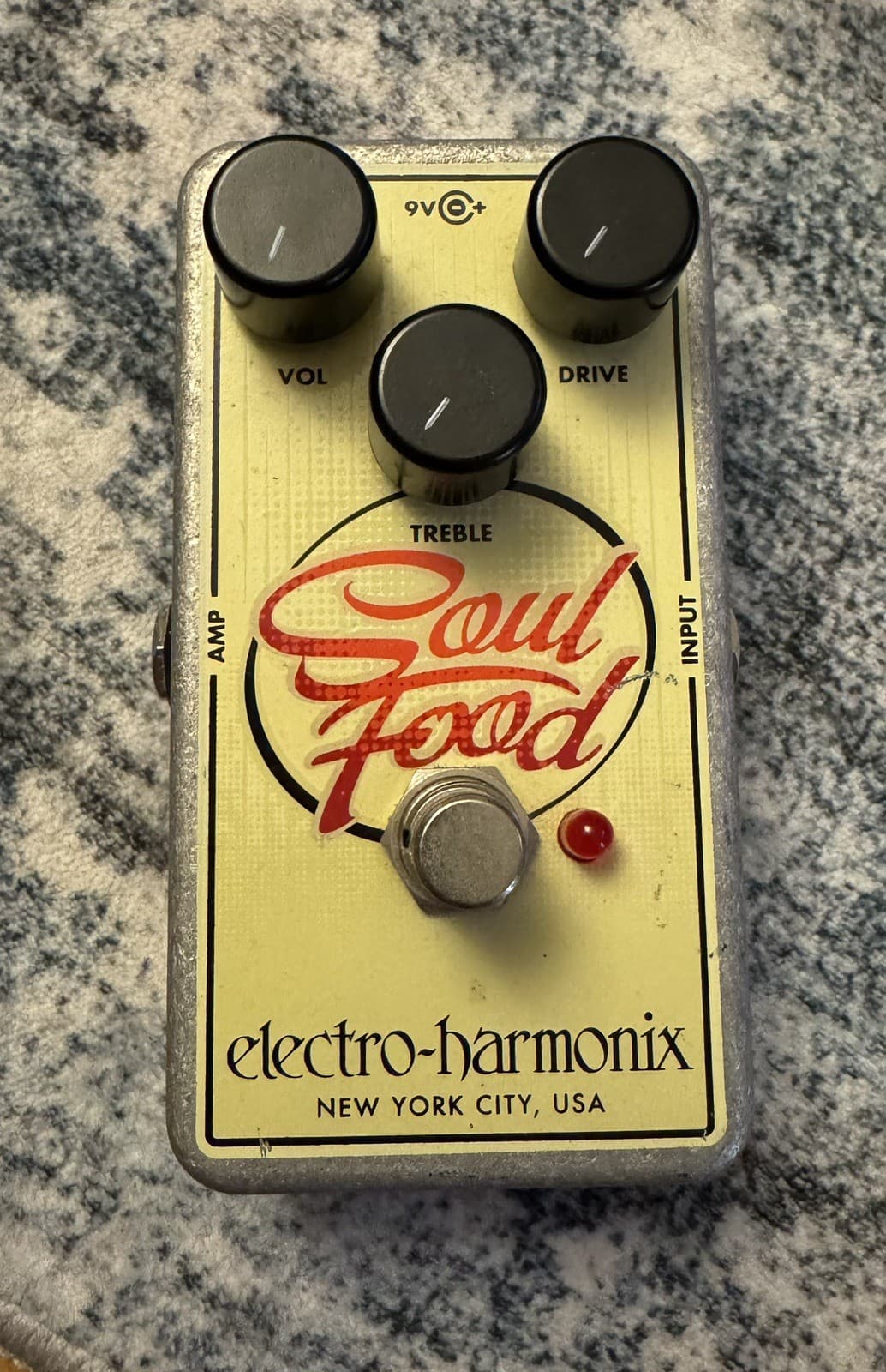 Electro-Harmonix Soul Food Distortion/Fuzz/Overdrive Guitar Effect Pedal