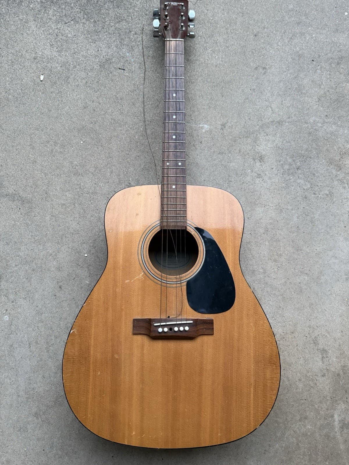 Vintage Eterna By Yamaha EF-31 Acoustic Guitar Brown 6-String Dreadnought 4/4