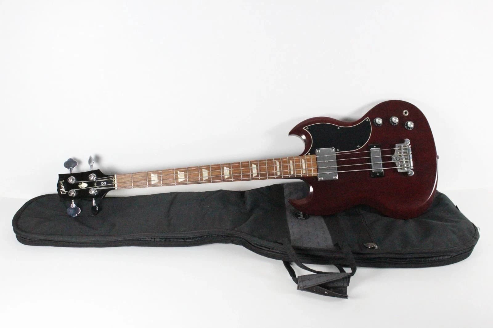 2011 Vintage Reissue Gibson SG Standard Cherry Red Bass Short Scale All Original