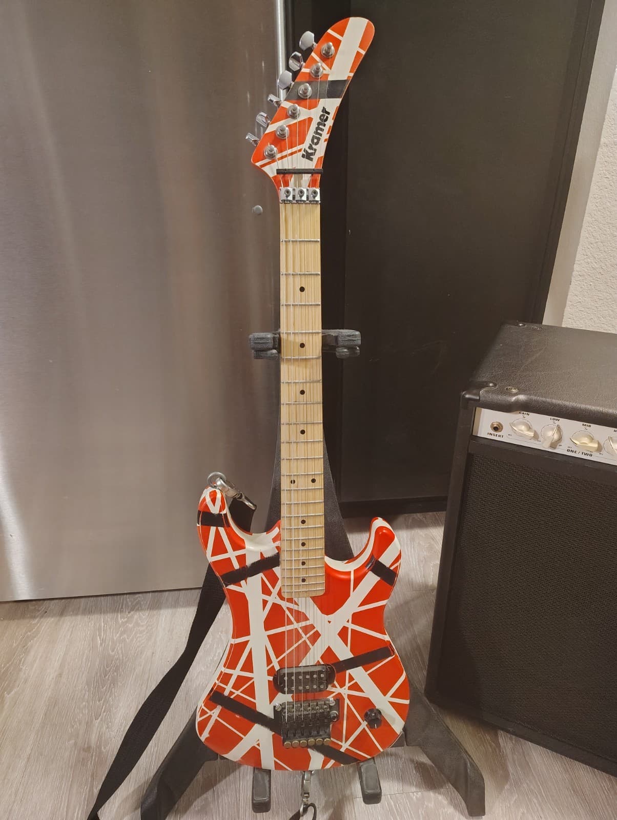 🔥5150 Replica Guitar Kramer Baretta USA Floyd Rose EVH Humbucker