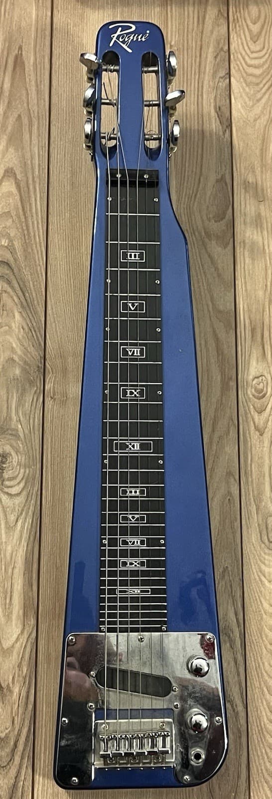 Rogue RLS-1 Lap Steel Guitar - Blue #R5978 Tested Works