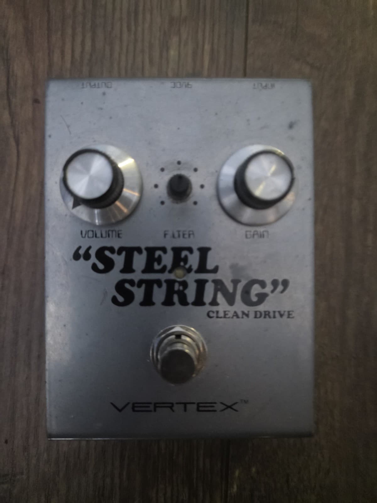 Vertex Steel String Clean Drive Boutique Guitar Effects Pedal