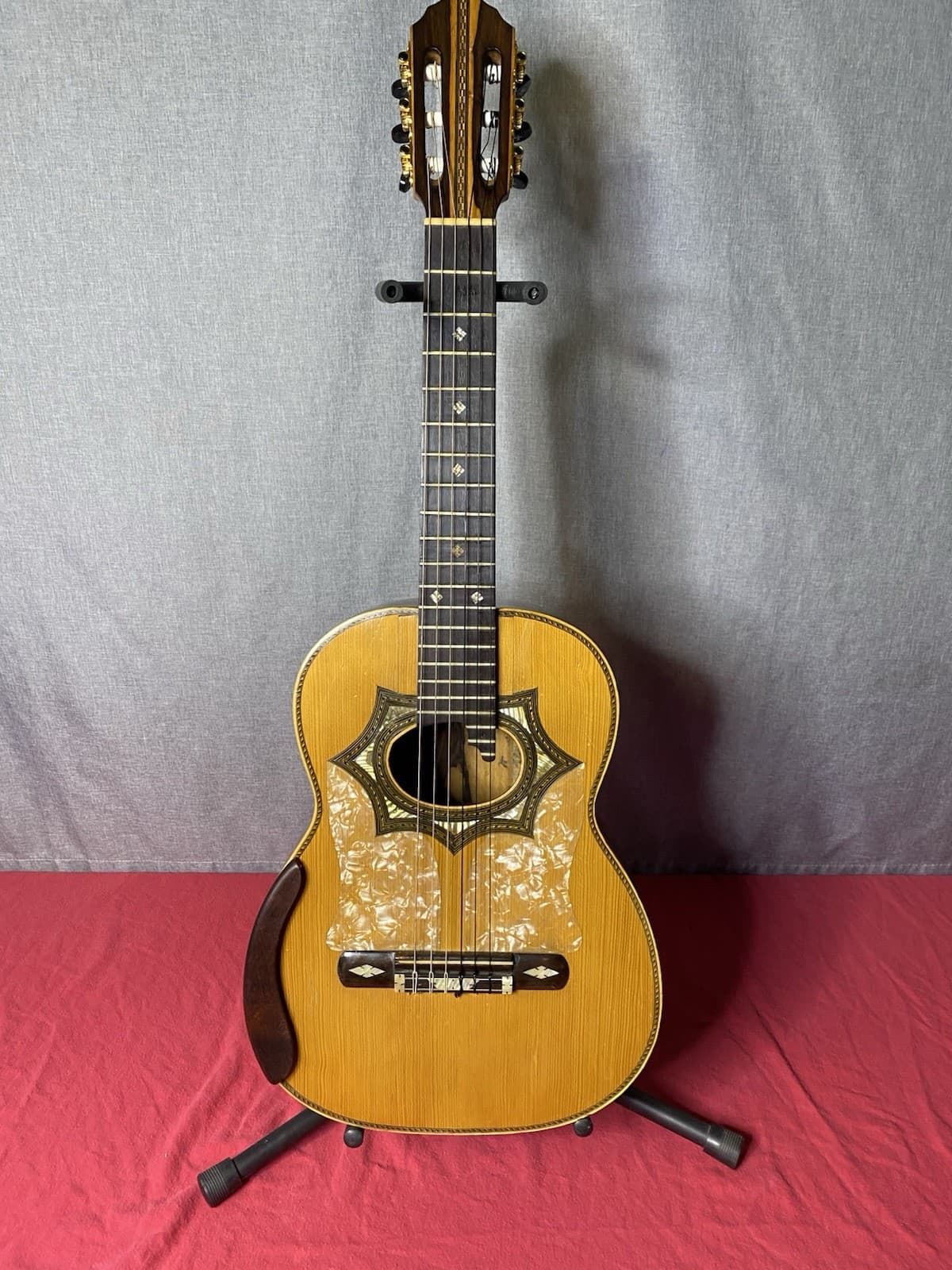 Mystery Parlor Guitar Vintage ? Home Made? Mexico? Other? Art Piece Don’t Know