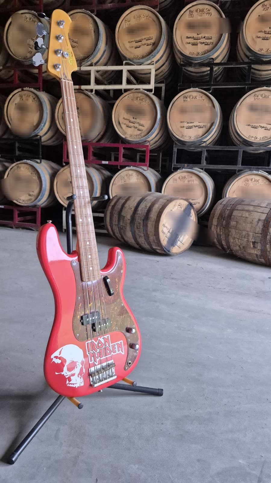 2010 Fender Squier Classic Vibe Precision Bass (Fiesta Red)