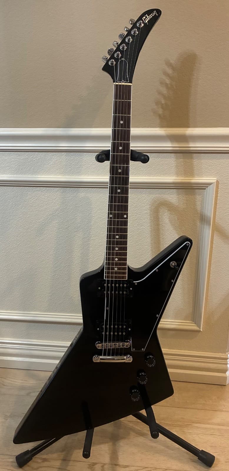 GIBSON EXPLORER 70's BLACK EBONY