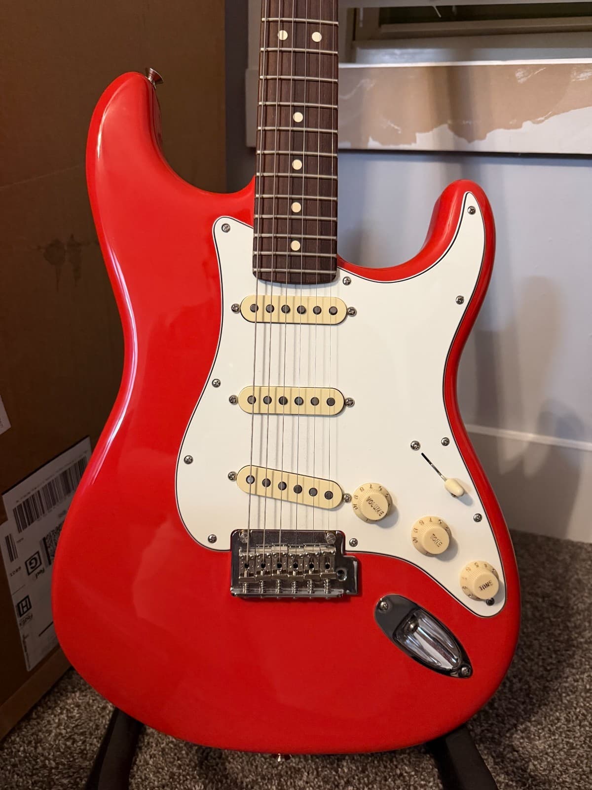 Fender Player II Stratocaster Electric Guitar - Coral Red