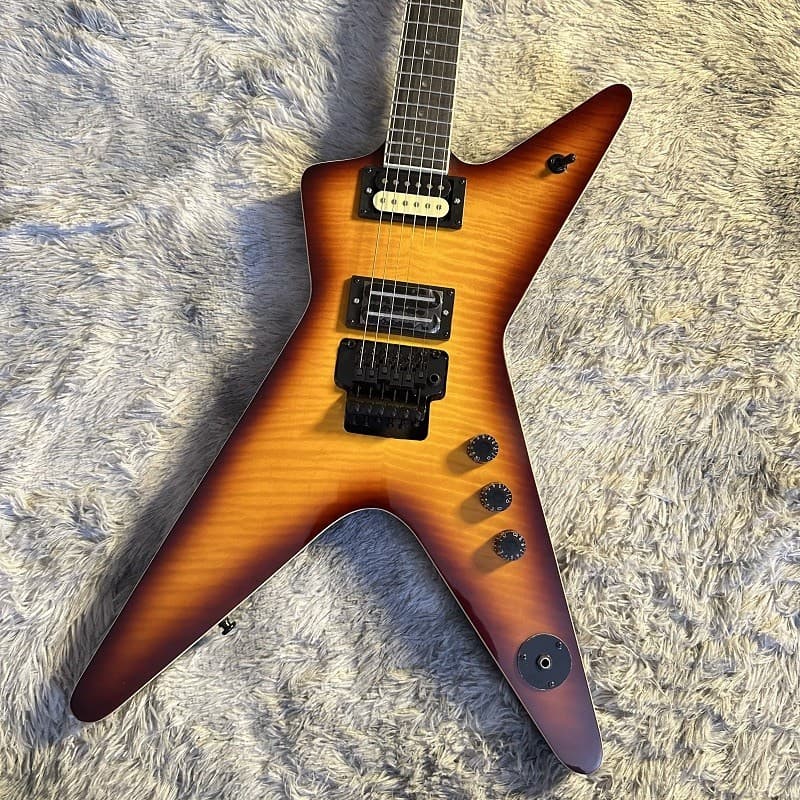 ShipUS Dean ML Dimebag Darrell Sunburst Electric Guitar HH Pickups Mahogany Body