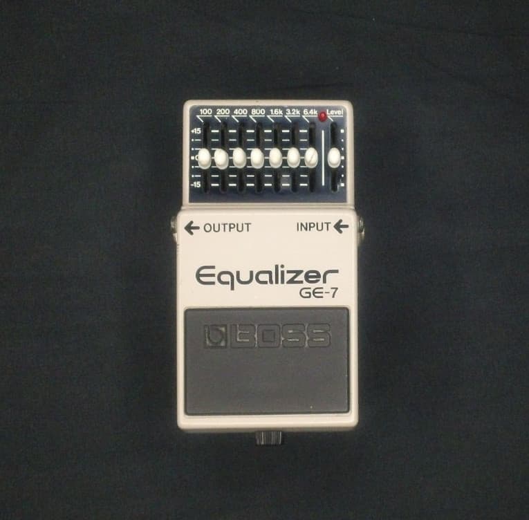 Boss GE-7 Equalizer Guitar Effect Pedal used made in Japan
