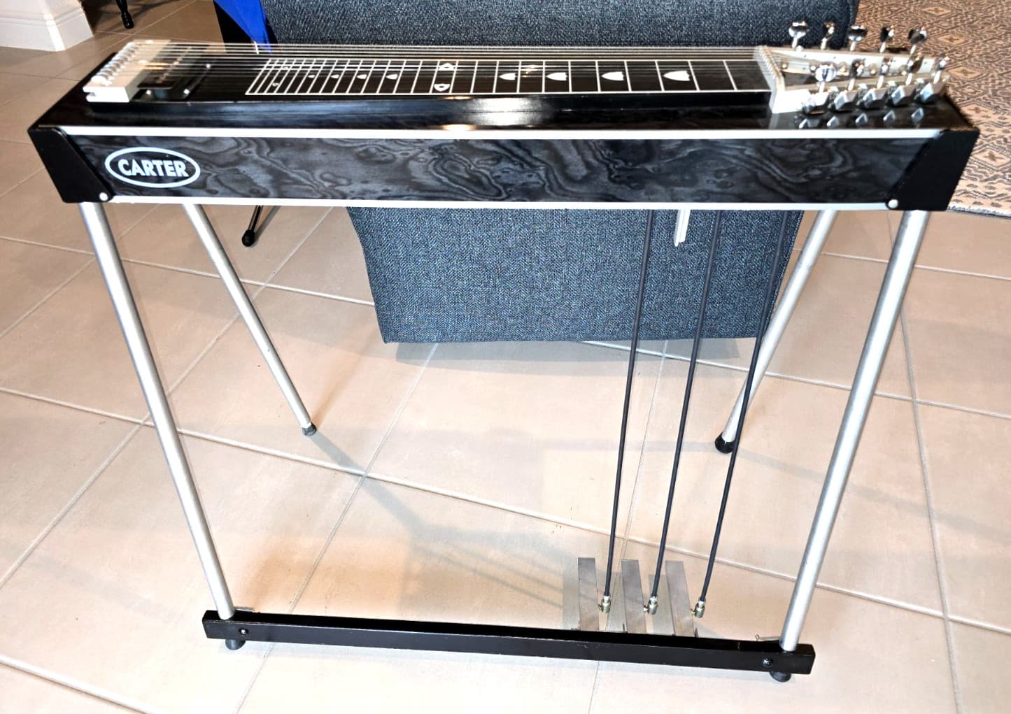 Carter Starter 3X4 Black Pedal Steel Guitar w/Soft Case!