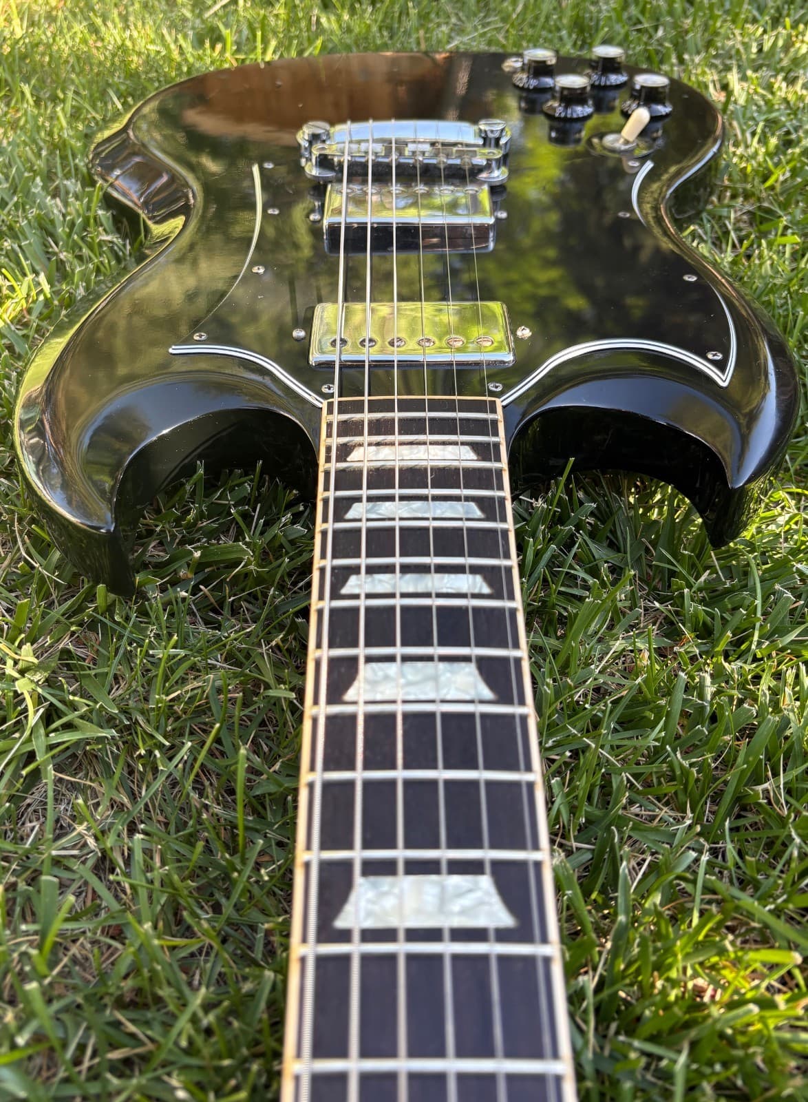 2001 Gibson SG Standard Ebony Left Handed Lefty electric guitar w/ HSC