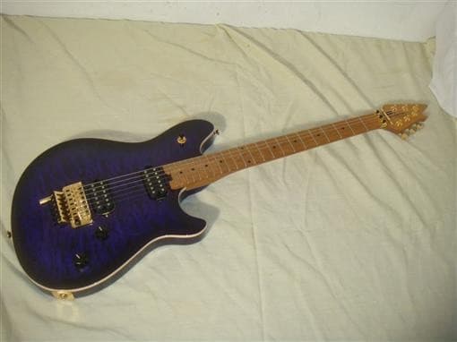 EVH WOLFGANG SPECIAL QM ELECTRIC GUITAR PURPLE BURST W BAKED MAPLE FINGERBOARD