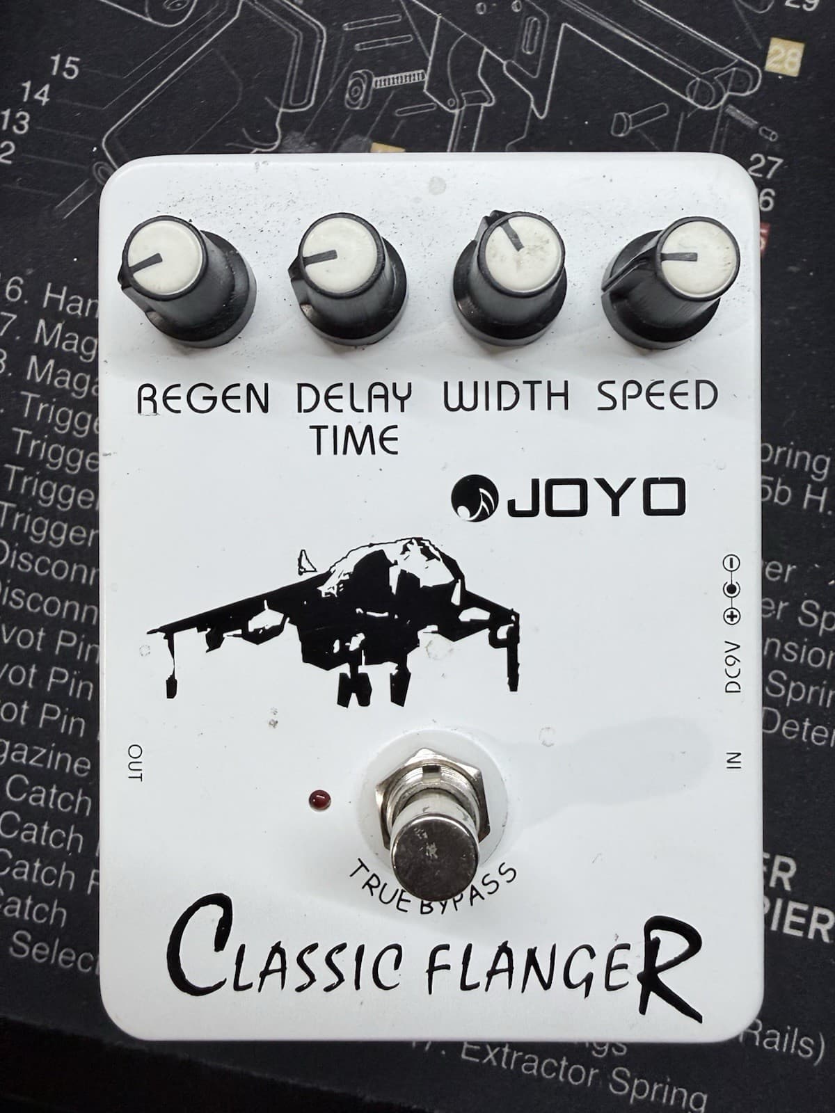 JOYO Classic Flanger Analog Guitar Effects Pedal for Electric Guitar