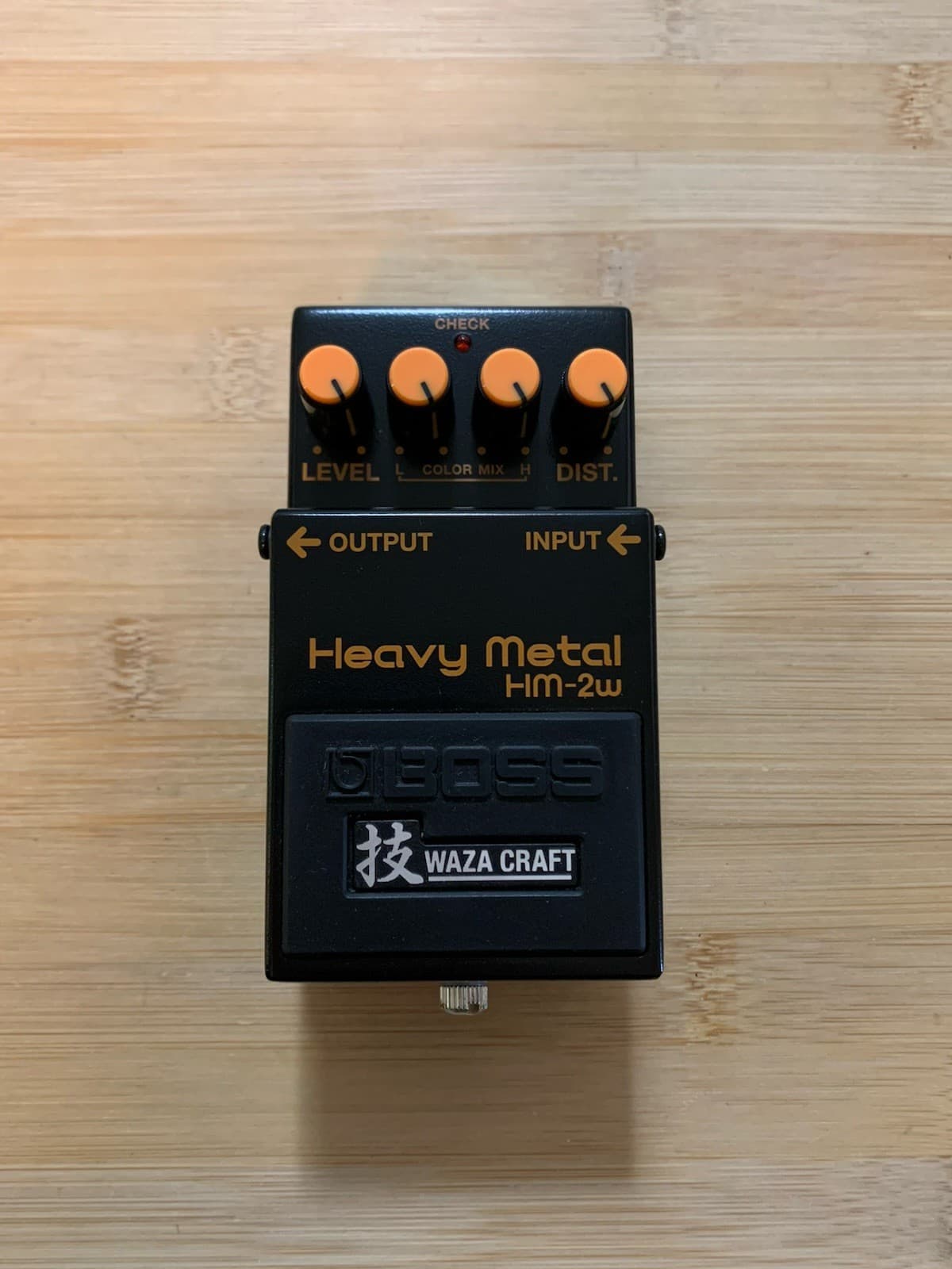 Boss HM-2W Heavy Metal Waza Craft Guitar Pedal