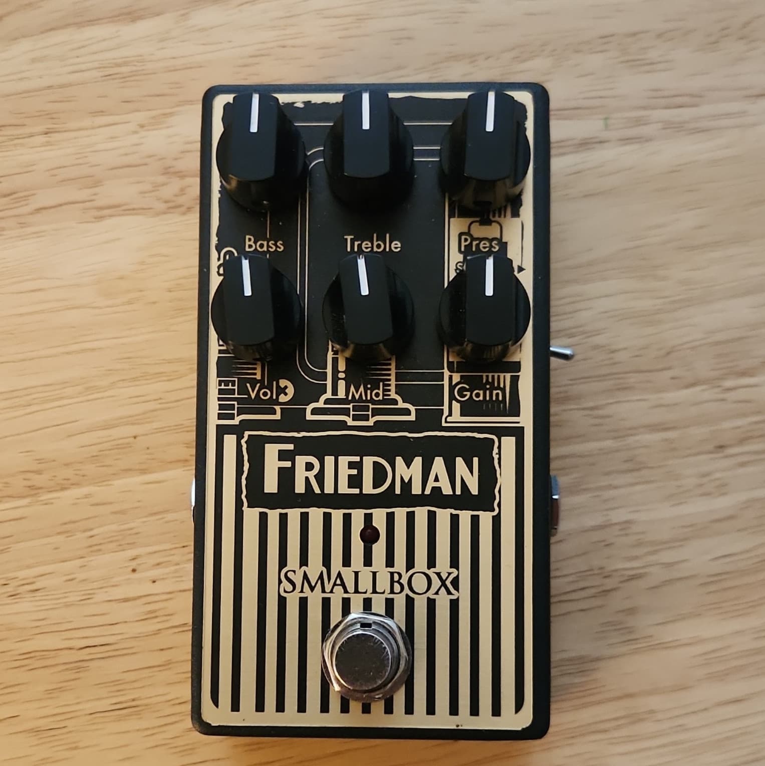 Friedman Smallbox Analog Overdrive Pedal for Electric Guitar