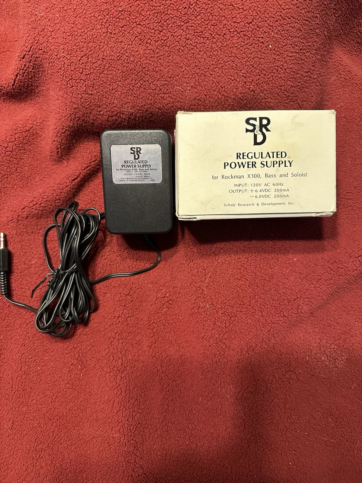 SR&D Regulated Power Supply for X100 Bass and Soloist- Guitar Amplifier