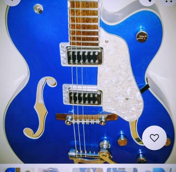 gretsch g5420t electromatic hollow body guitar Azure Blue