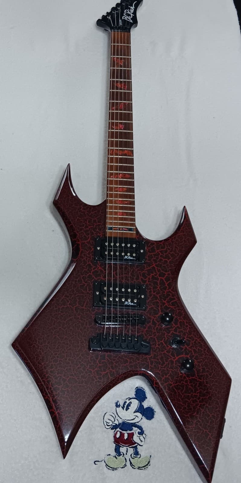 BC Rich Warlock Electric Guitar Custom Crackle Finish