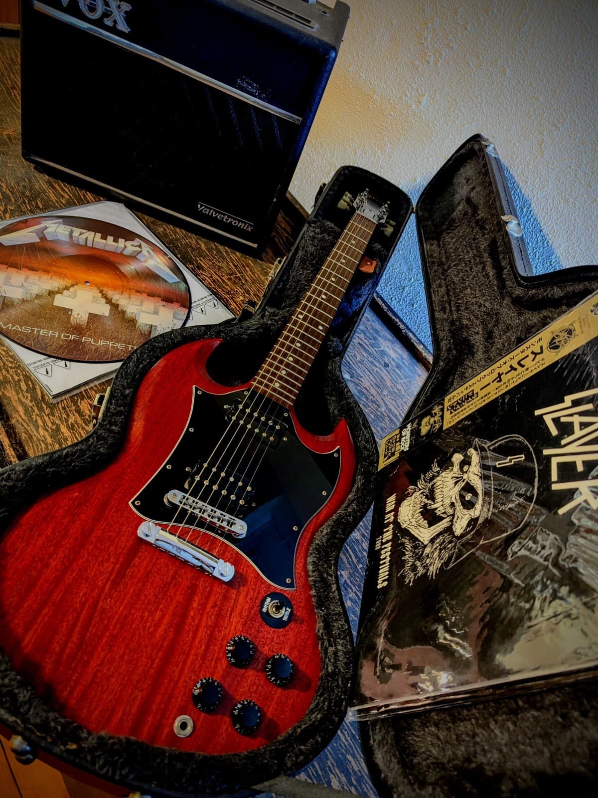 Gibson SG Heritage Cherry W Hardshell Case 😍🤩