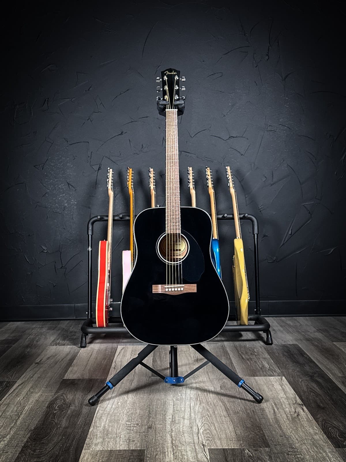Fender CD-60S Dreadnought Acoustic Guitar - Black