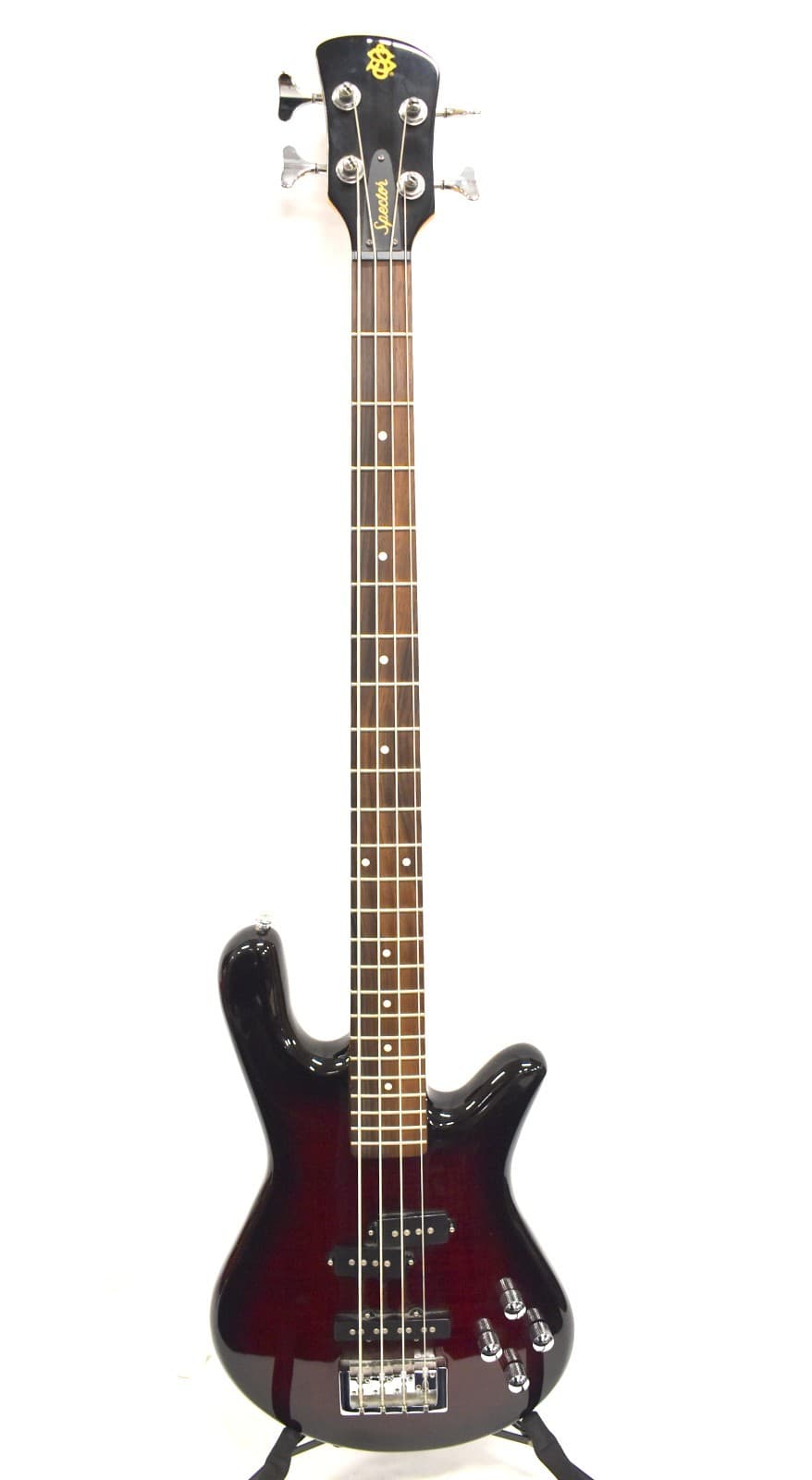 Spector Bass Legend 4 Standard 4-String Electric Bass Guitar- Black Cherry Gloss