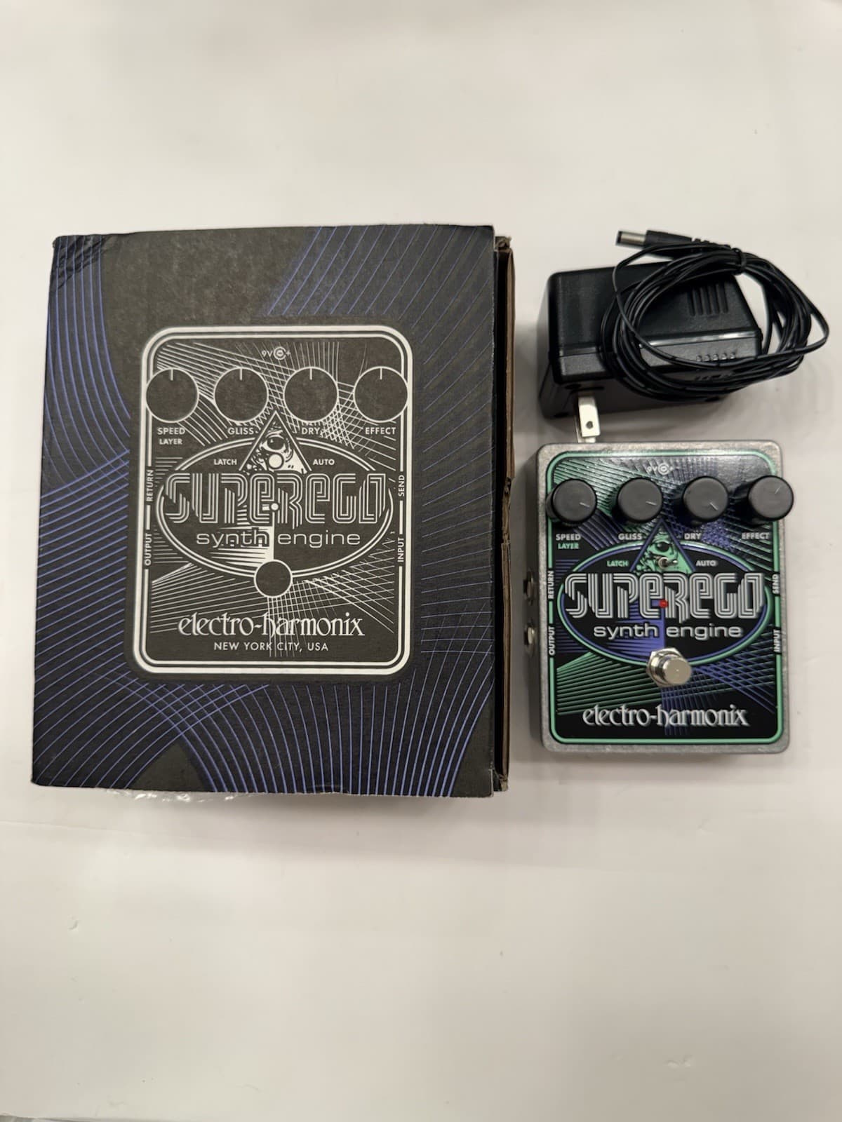 Electro Harmonix Super Ego Synth Engine Synthesizer Superego Guitar Effect Pedal